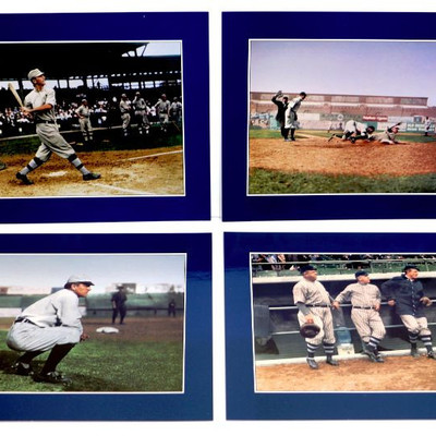 1993 Conlon Collection Master Series PHOTO PRINTS 8" x 10" - MINT