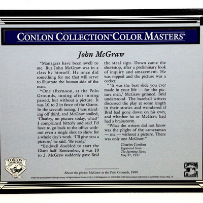 1993 Conlon Collection Master Series PHOTO PRINTS 8