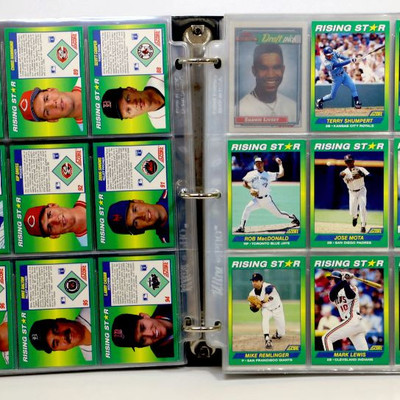 Baseball Cards Collection in Album - TOPPS Fleer Score Donruss 259 Cards Set
