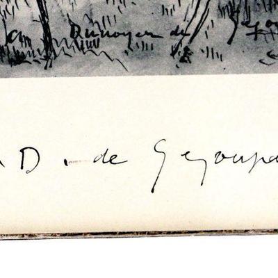 AndrÃ© Dunoyer de Segonzac (1884-1974) Signed Lithograph LE #20/25 - RARE