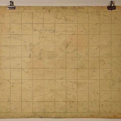 circa 1950 Watercolor 24" x 18" Signed Vincent Drennan #100