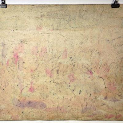 c. 1942 Pastel/Watercolor Painting Signed Vincent Drennan 24" x 18" #108