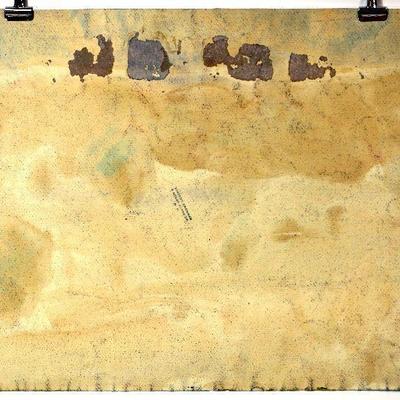circa 1942 Watercolor 24" x 16.5" Signed Vincent Drennan #043