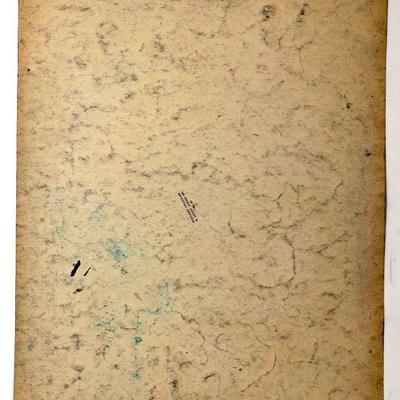 circa 1943 Watercolor 24" x 18" Signed Vincent Drennan #045