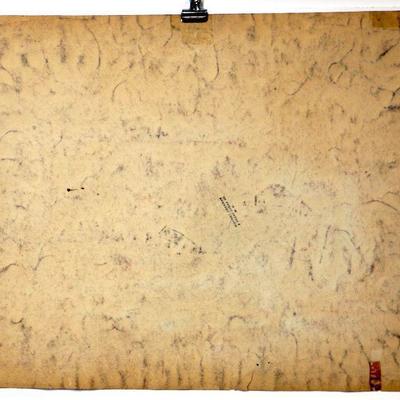 circa 1942 Watercolor 24" x 18" Signed Vincent Drennan #038
