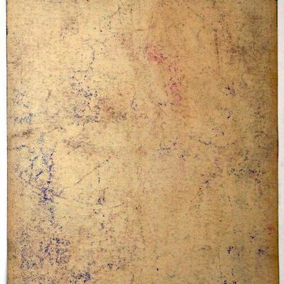 circa 1940's Pastel 24" x 18" Signed Vincent Drennan #052