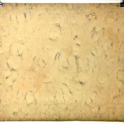circa 1951 Watercolor 24" x 18" Signed Vincent Drennan #062