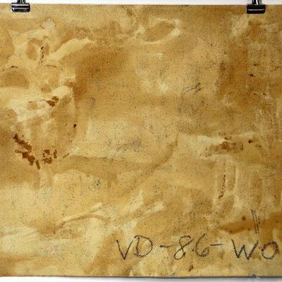 circa 1940's Pastel/Watercolor 22" x 18" Signed Vincent Drennan #064