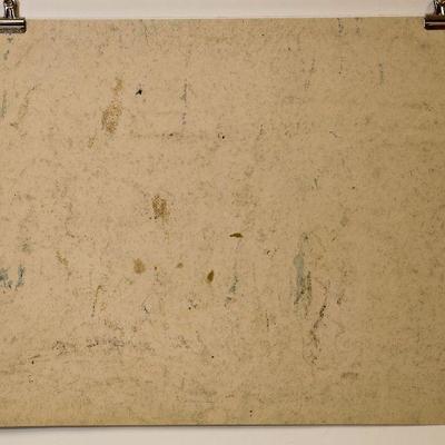 circa 1940's Watercolor/Pastel 22.5" x 16" Signed Vincent Drennan #079