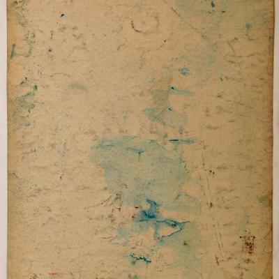 circa 1940's Watercolor/Pastel 24" x 18" Signed Vincent Drennan #081