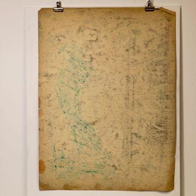 circa 1943 Pastel/Watercolor 24" x 18" Signed Vincent Drennan #083