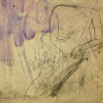 circa 1941 Pastel/Watercolor 20" x 16" Signed Vincent Drennan #085
