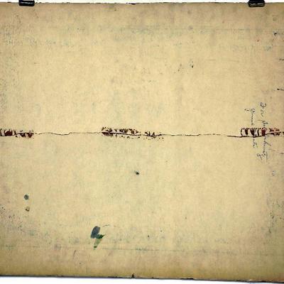 circa 1950's Watercolor 24" x 18" Signed Vincent Drennan #019