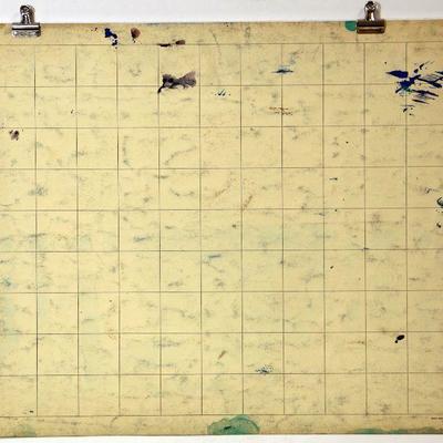 c. 1955 Watercolor Painting Signed Vincent Drennan 24" x 18" #101
