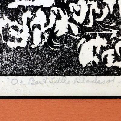Vintage Print circa 1962 Signed J. Koon - A-015