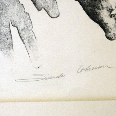 Vintage Lithograph Limited Edition Signed by Artist - A-041