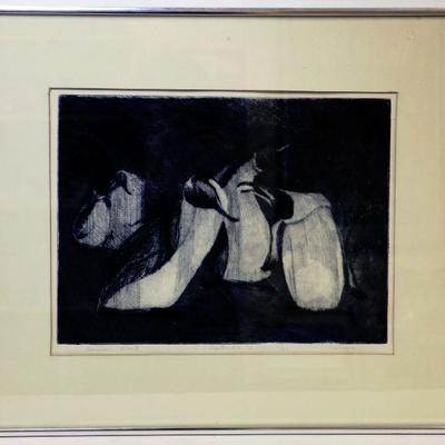 c.1976 Penguin Siesta Limited Numbered #11/20 Litho Signed Kalmen A-019-B