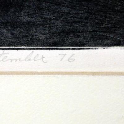 c.1976 Penguin Siesta Limited Numbered #11/20 Litho Signed Kalmen A-019-B