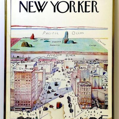 c. 1976 STEINBERG New York City Original Poster 14" x 18" - A-0012