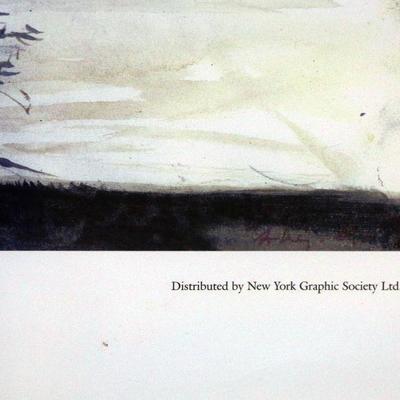 May Basket by Andrew Wyeth Vintage Print in Frame - A-024
