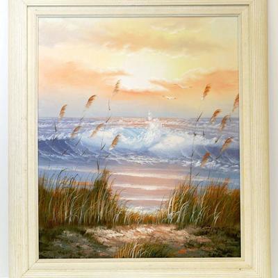 Original Acrylic Painting on Canvas Signed E. Stevens 20 x 24 - A-003