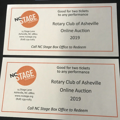 Lot 23 - NC Stage Gift Certificates