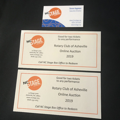 Lot 23 - NC Stage Gift Certificates