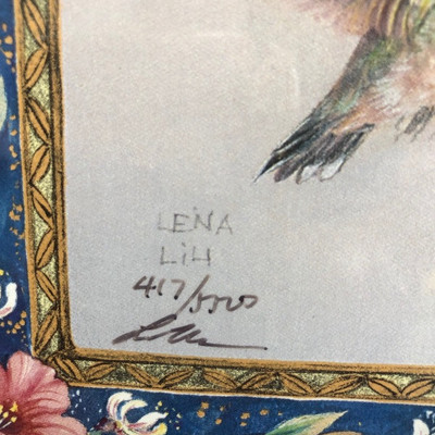Lot 1 - Original Paintings by Lena Liu - Set of 3  - all numbered!