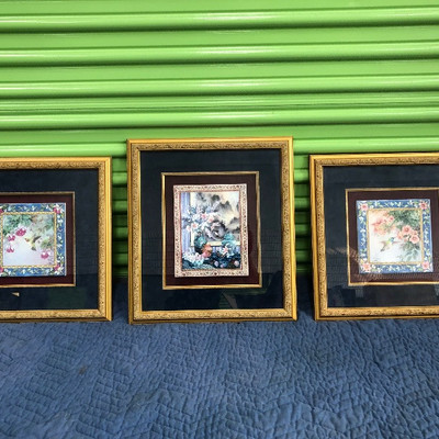 Lot 1 - Original Paintings by Lena Liu - Set of 3  - all numbered!