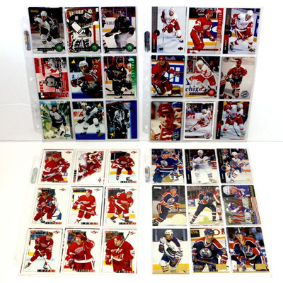 HOCKEY STARS CARDS SET - Upper Deck TOPPS Pinnacle Donruss Score - 160 Cards Set