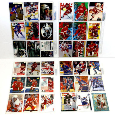 HOCKEY STARS CARDS SET - Upper Deck TOPPS Pinnacle Donruss Score - 160 Cards Set