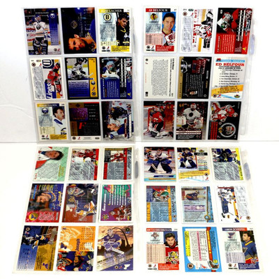 HOCKEY STARS CARDS SET - Upper Deck TOPPS Pinnacle Donruss Score - 160 Cards Set