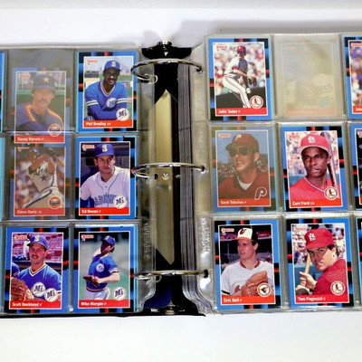 1988 TOPPS 1988 DONRUSS BASEBALL CARDS COLLECTION IN ALBUM