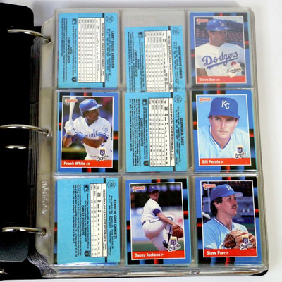 1988 TOPPS 1988 DONRUSS BASEBALL CARDS COLLECTION IN ALBUM