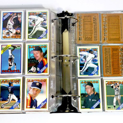 1988 TOPPS 1988 DONRUSS BASEBALL CARDS COLLECTION IN ALBUM