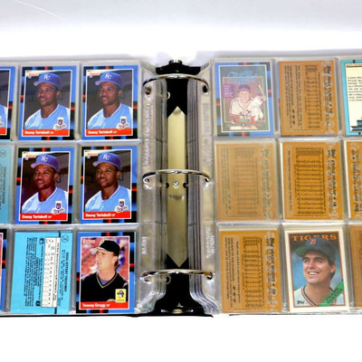1988 TOPPS 1988 DONRUSS BASEBALL CARDS COLLECTION IN ALBUM