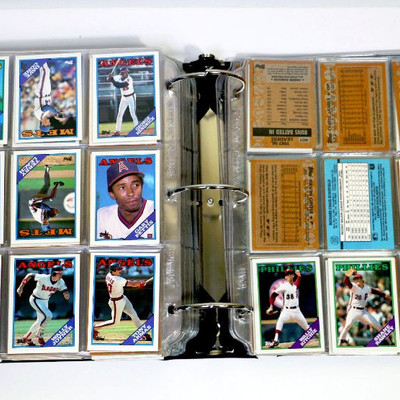 1988 TOPPS 1988 DONRUSS BASEBALL CARDS COLLECTION IN ALBUM