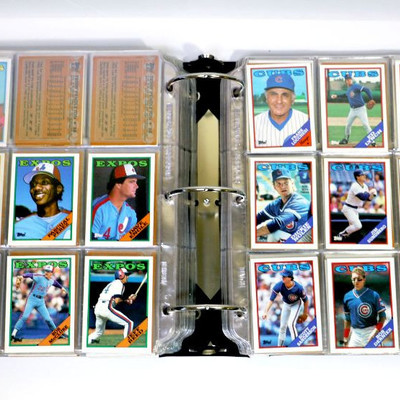 1988 TOPPS 1988 DONRUSS BASEBALL CARDS COLLECTION IN ALBUM