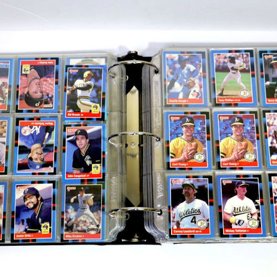 1988 TOPPS 1988 DONRUSS BASEBALL CARDS COLLECTION IN ALBUM