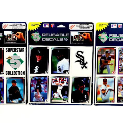 1992 HIGH-5 MLB Baseball Premiere Edition Superstar Decals & Photo Collection