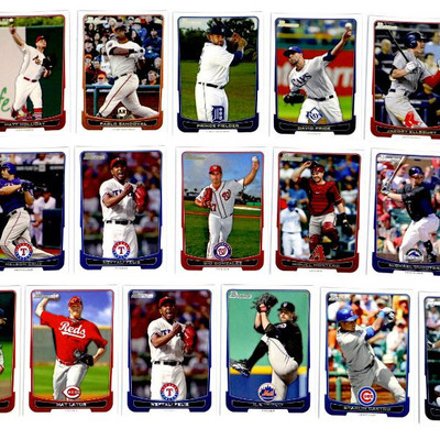 2012 BOWMAN Topps BASEBALL CARDS SET OF 124 - ALL MINT