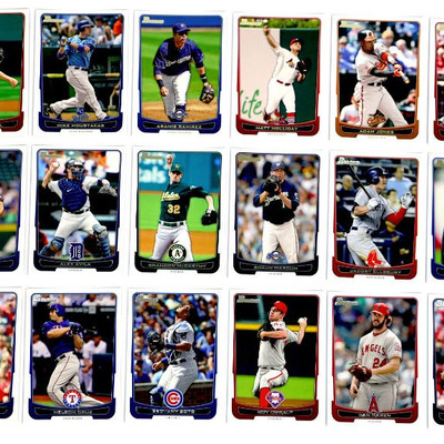 2012 BOWMAN Topps BASEBALL CARDS SET OF 124 - ALL MINT