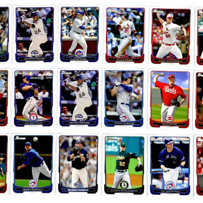 2012 BOWMAN Topps BASEBALL CARDS SET OF 124 - ALL MINT