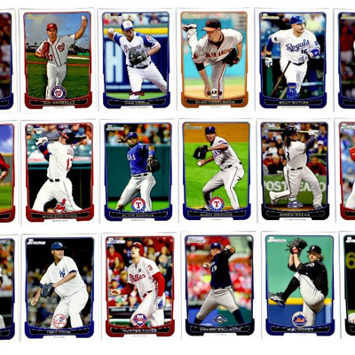 2012 BOWMAN Topps BASEBALL CARDS SET OF 124 - ALL MINT