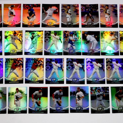 2012 BOWMAN PLATINUM Topps BASEBALL CARDS SET OF 277 - ALL MINT