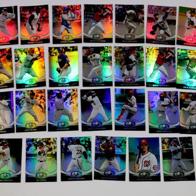 2012 BOWMAN PLATINUM Topps BASEBALL CARDS SET OF 277 - ALL MINT