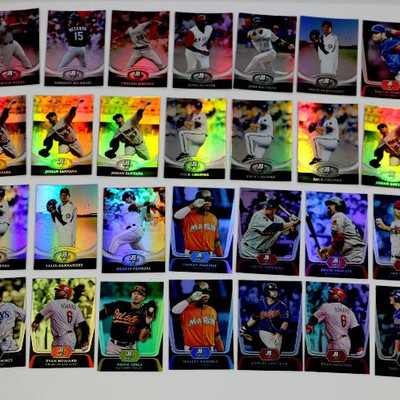 2012 BOWMAN PLATINUM Topps BASEBALL CARDS SET OF 277 - ALL MINT