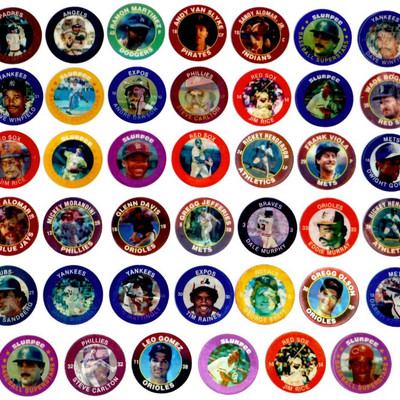 1984-92 Baseball Stars 7/11 Slurpee COINS Collection 3D Coins - Lot of 83