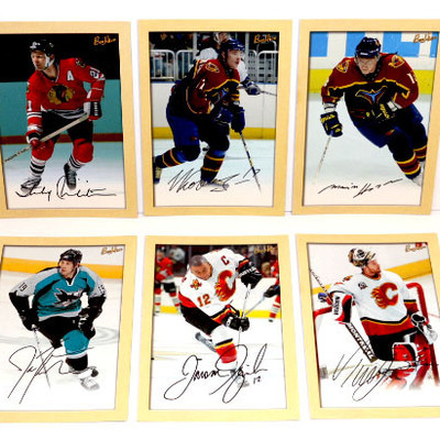 2005/06 UPPER DECK BEE HIVE HOCKEY CARDS PHOTO CARDS SET OF 45