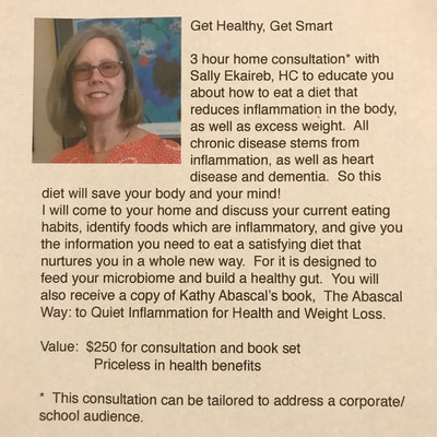 Lot 29 - 3 Hour Diet Consult Sally Ekaireb